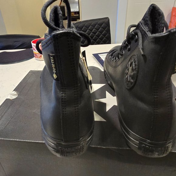 Converse Chuck Taylor Unisex Adults Winter Gore-Tex 165935C GTX Black MENS 10 - Picture 4 of 10